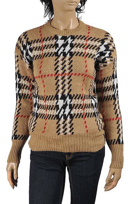 burberry print sweater|burberry jumpers for women.